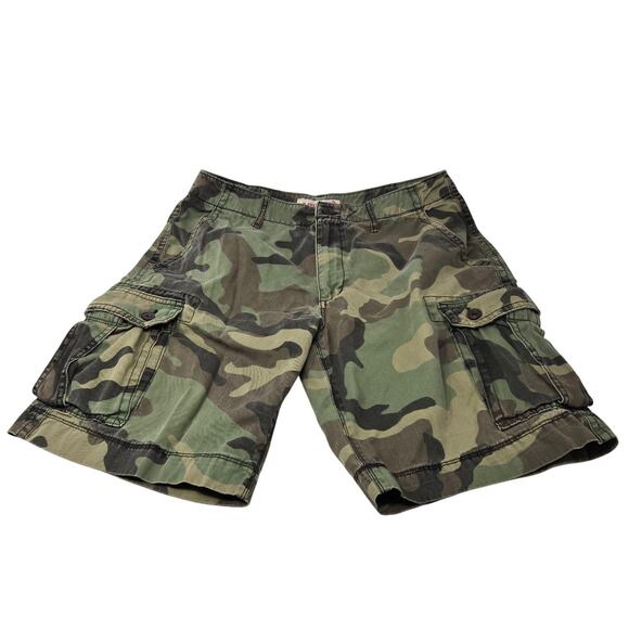 Arizona Jean Company Other - Vintage Camo Cargo Shorts Men's Size 34 Arizona Jean Co Y2K Pockets